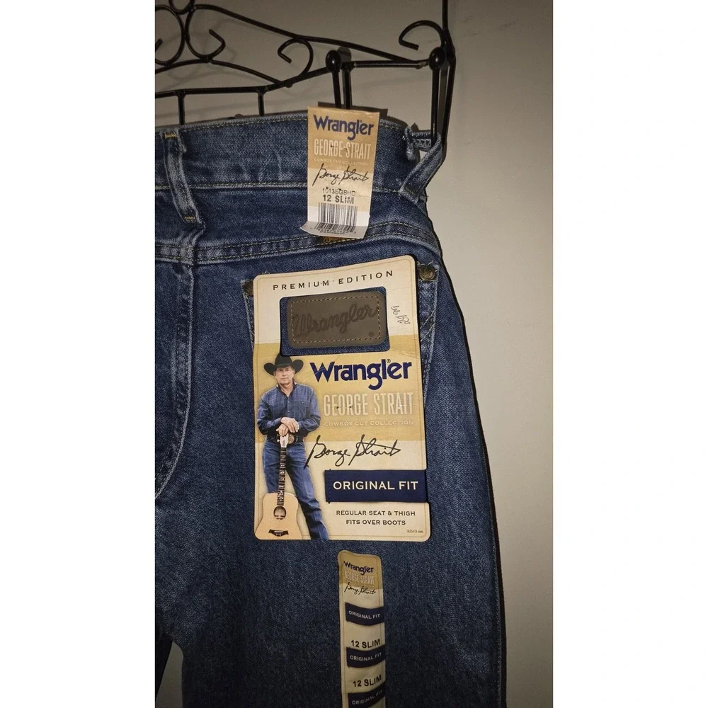 NWT - Wrangler - Cowboy Cut - Boys Size 12 Slim Original Fit George Strait